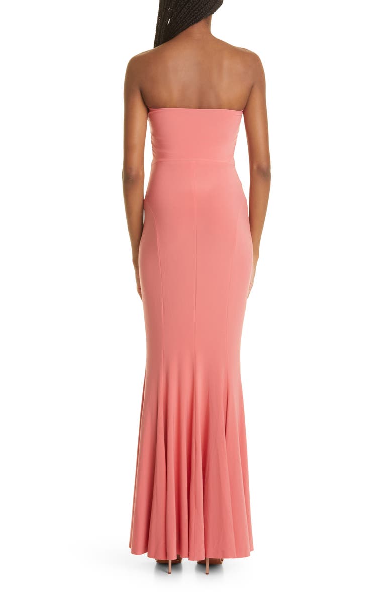 Norma Kamali Strapless Mermaid Gown, Alternate, color,