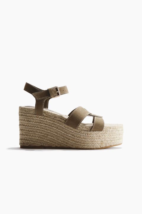 Wedge-heel espadrilles