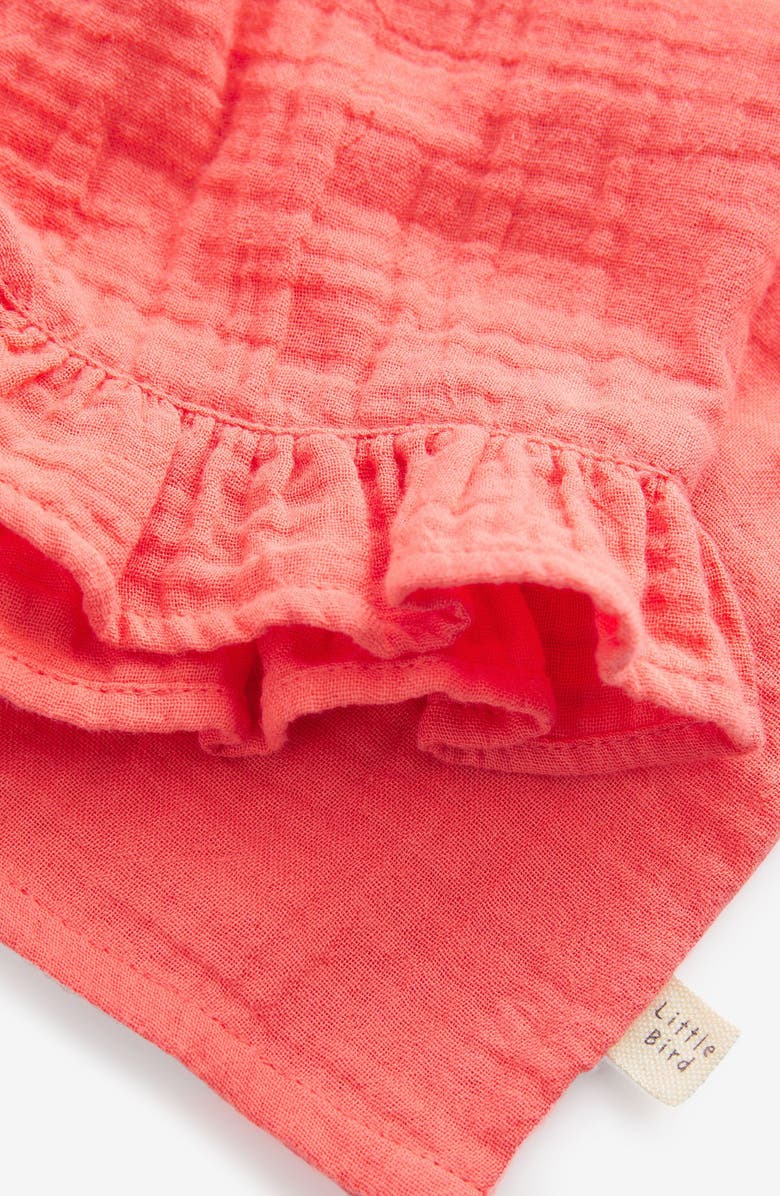 Little Bird Kids' Ruffle Floral Embroidery Top & Shorts Set, Alternate, color, Pink