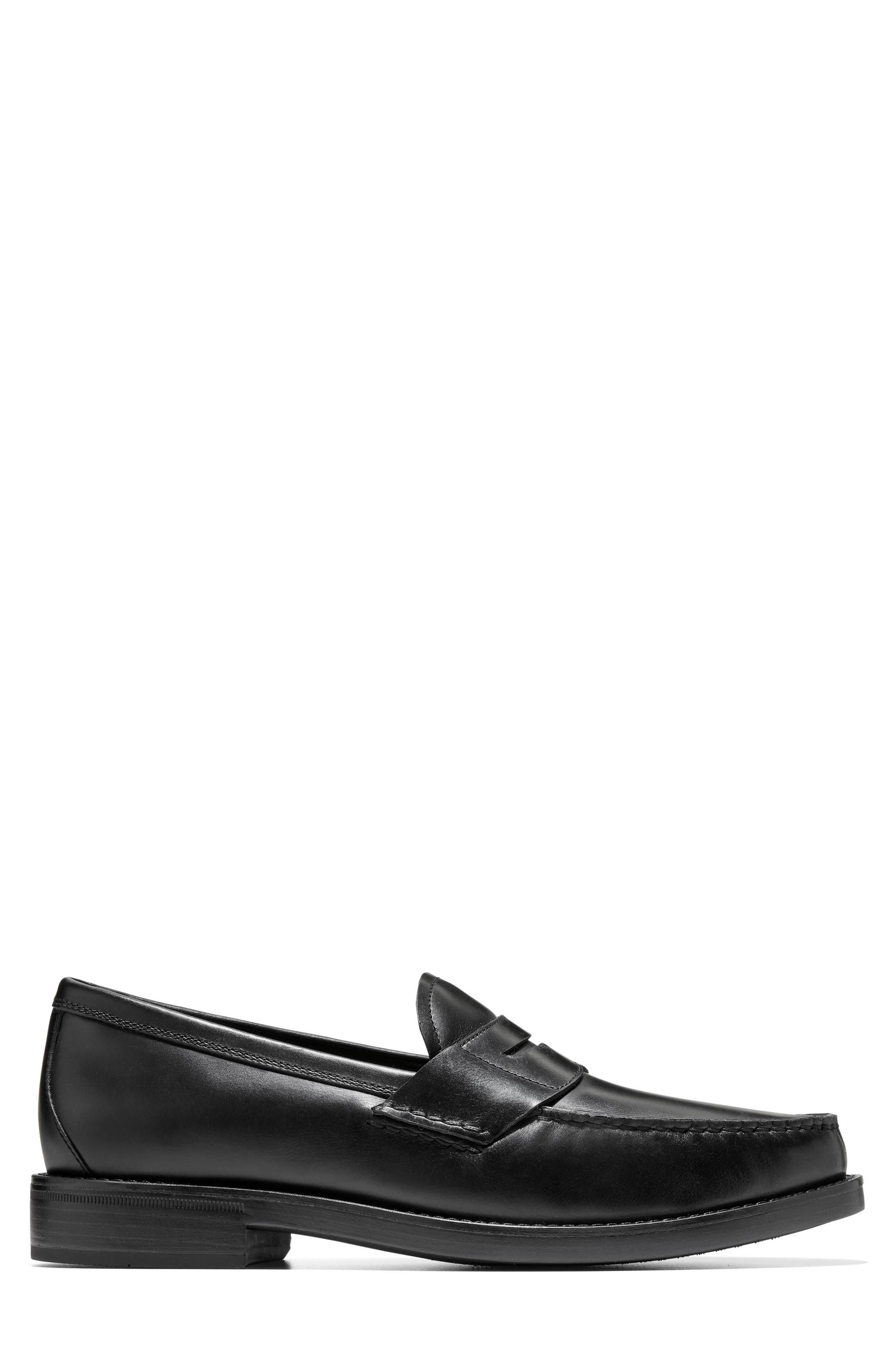 Pinch Penny Woven Flexcraft Loafer, Alternate, color, BLACK / BLACK