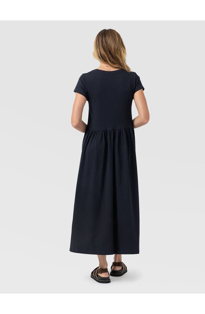 Saint + Sofia Bonnie V-Neck Dress, Alternate, color, 