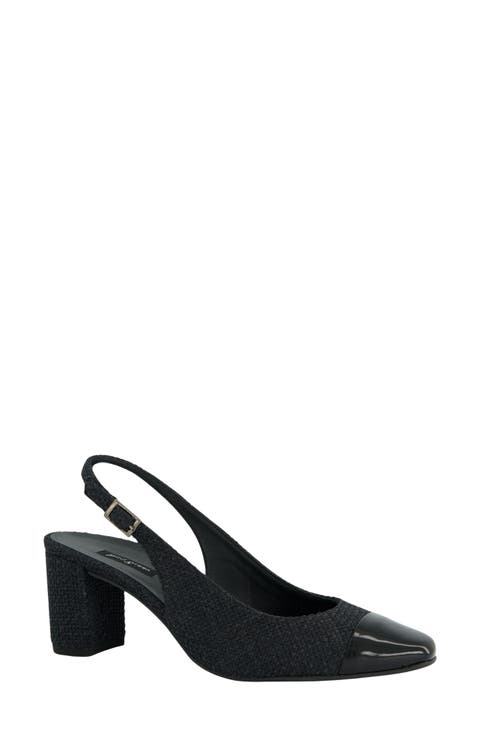Dallas Slingback Cap Toe Pump (Women)
