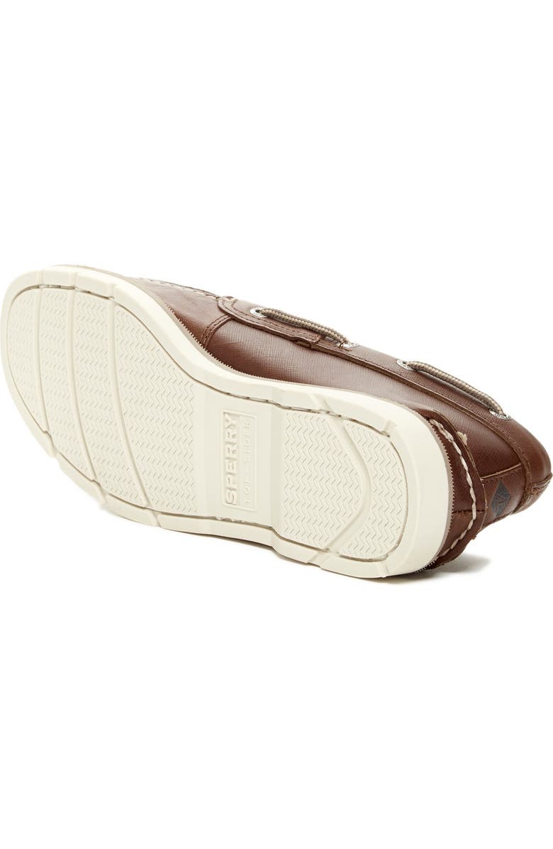Sperry Leeward Leather Boat Shoe, Alternate, color,