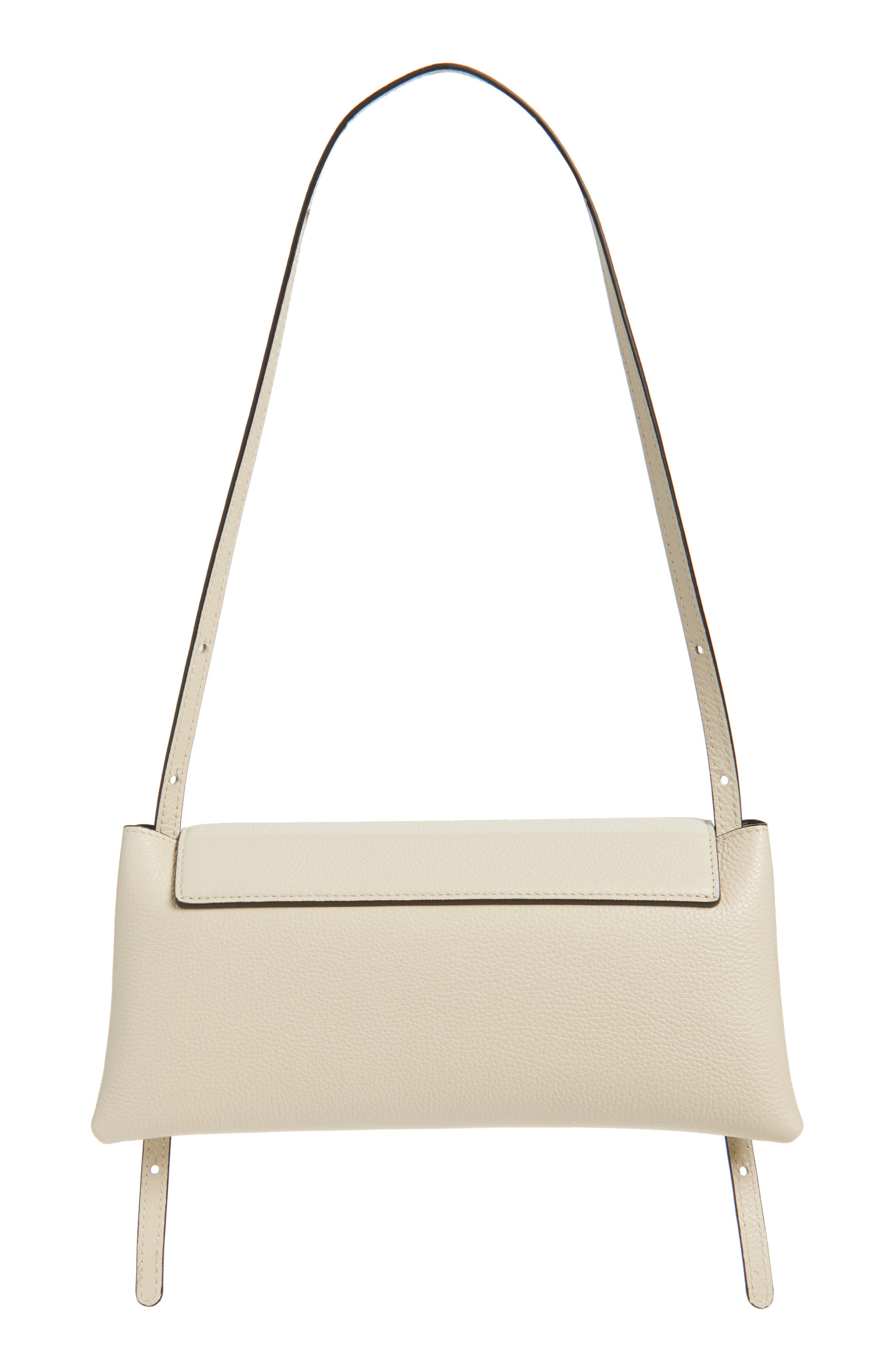 Ree Projects Elieze Leather Clutch, Alternate, color, Beige