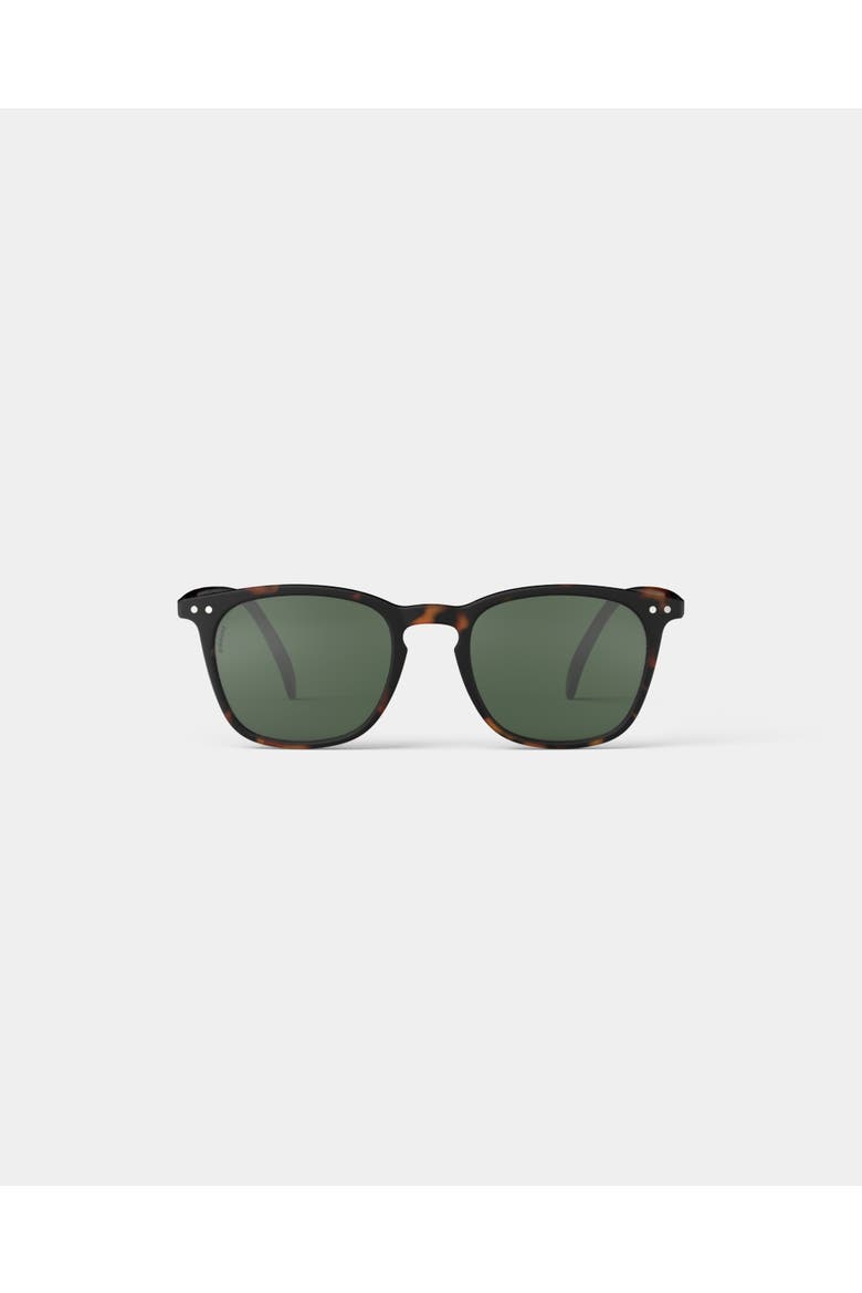 #E 49mm Trapeze Sunglasses, Main, color, Tortoise