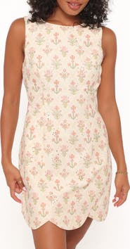 Petal & Pup Memphis Eyelet Sleeveless Minidress