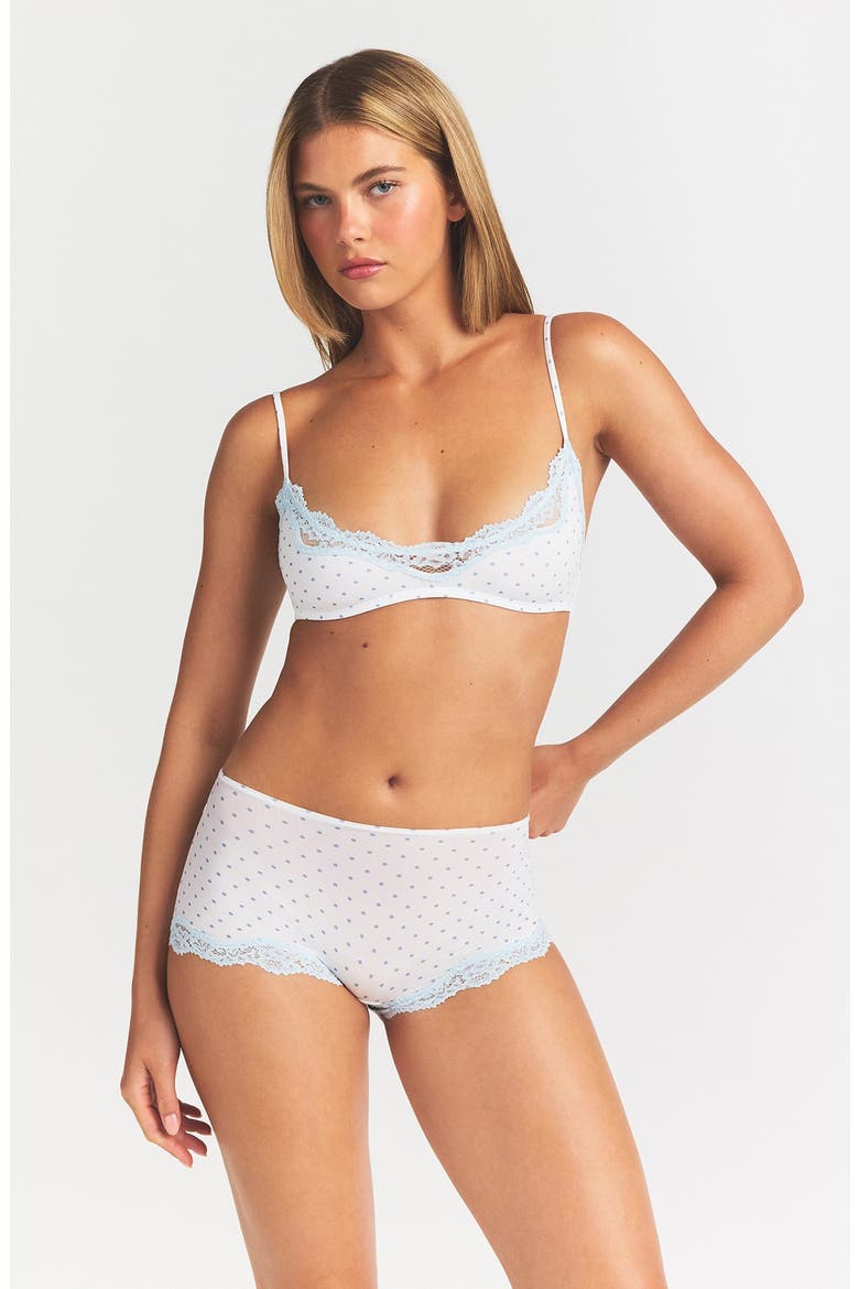 Fits Everybody Lace Boyshorts, Alternate, color, SLATE PIN DOT PRINT