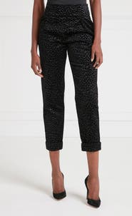 Temperley London Lynx Velvet Tapered Trouser