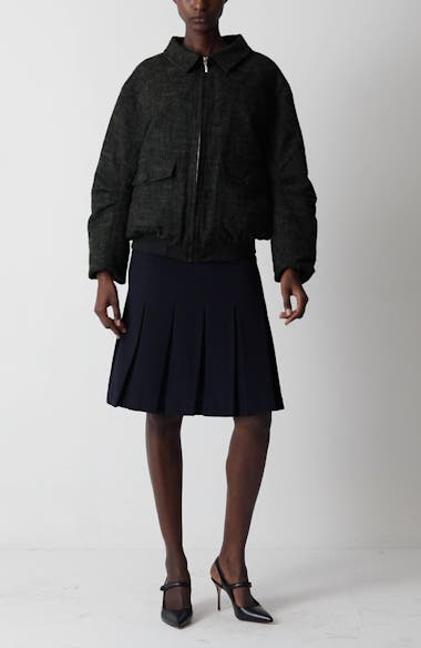 Shushu/Tong Ruched Sleeve Down Bomber Jacket | Nordstrom