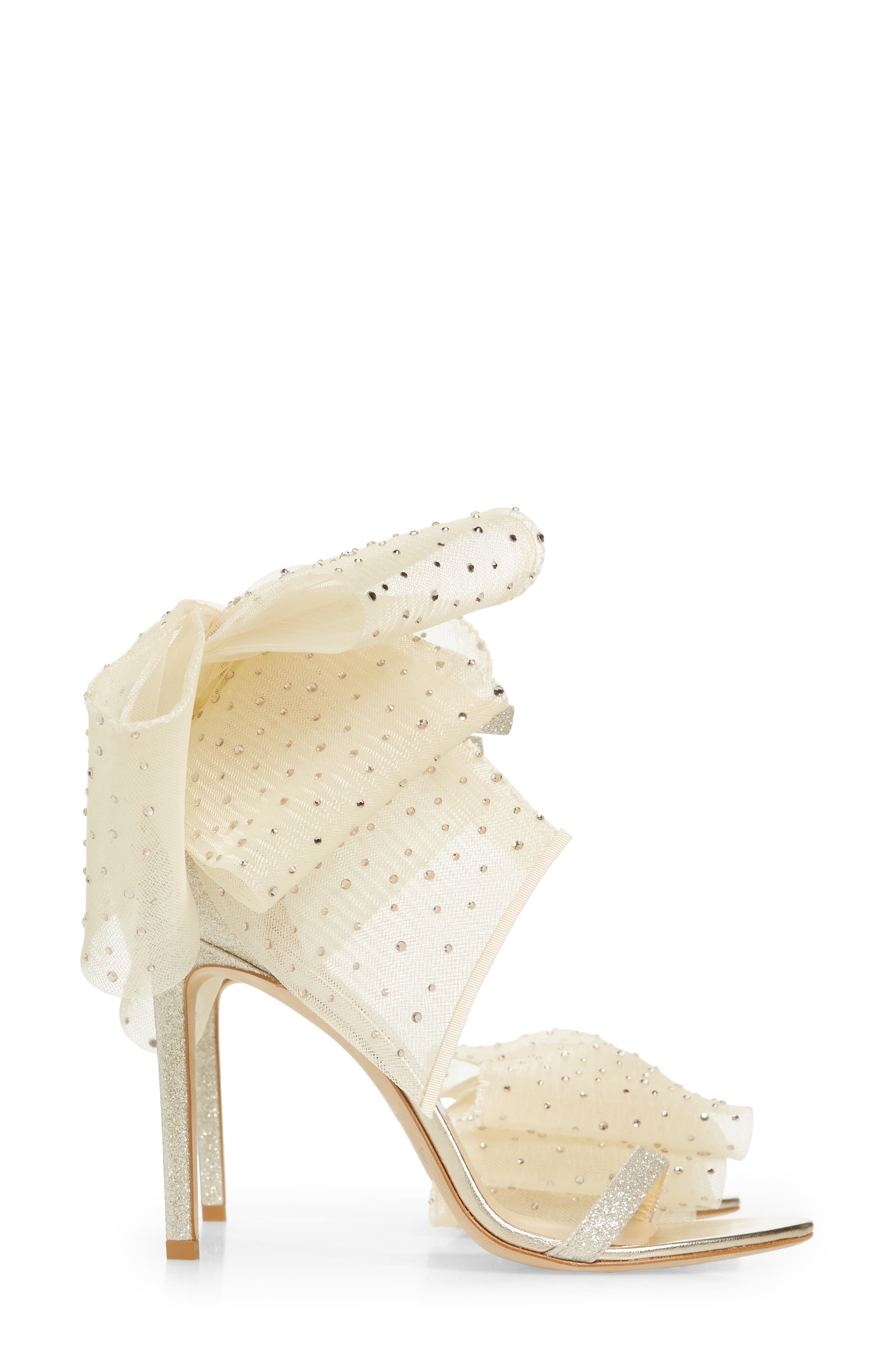 Jimmy Choo Aveline Bow Ankle Strap Sandal, Alternate, color, 