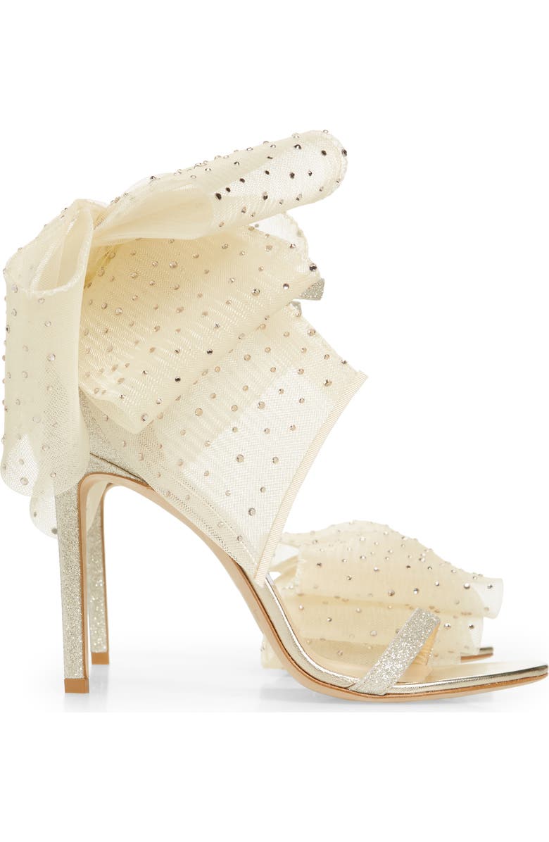 Jimmy Choo Aveline Bow Ankle Strap Sandal, Alternate, color,