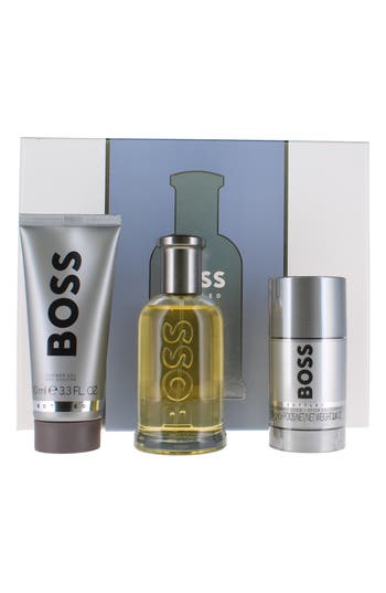 Hugo Boss Hugo Bottled Eau De Toilette Set In Transparent