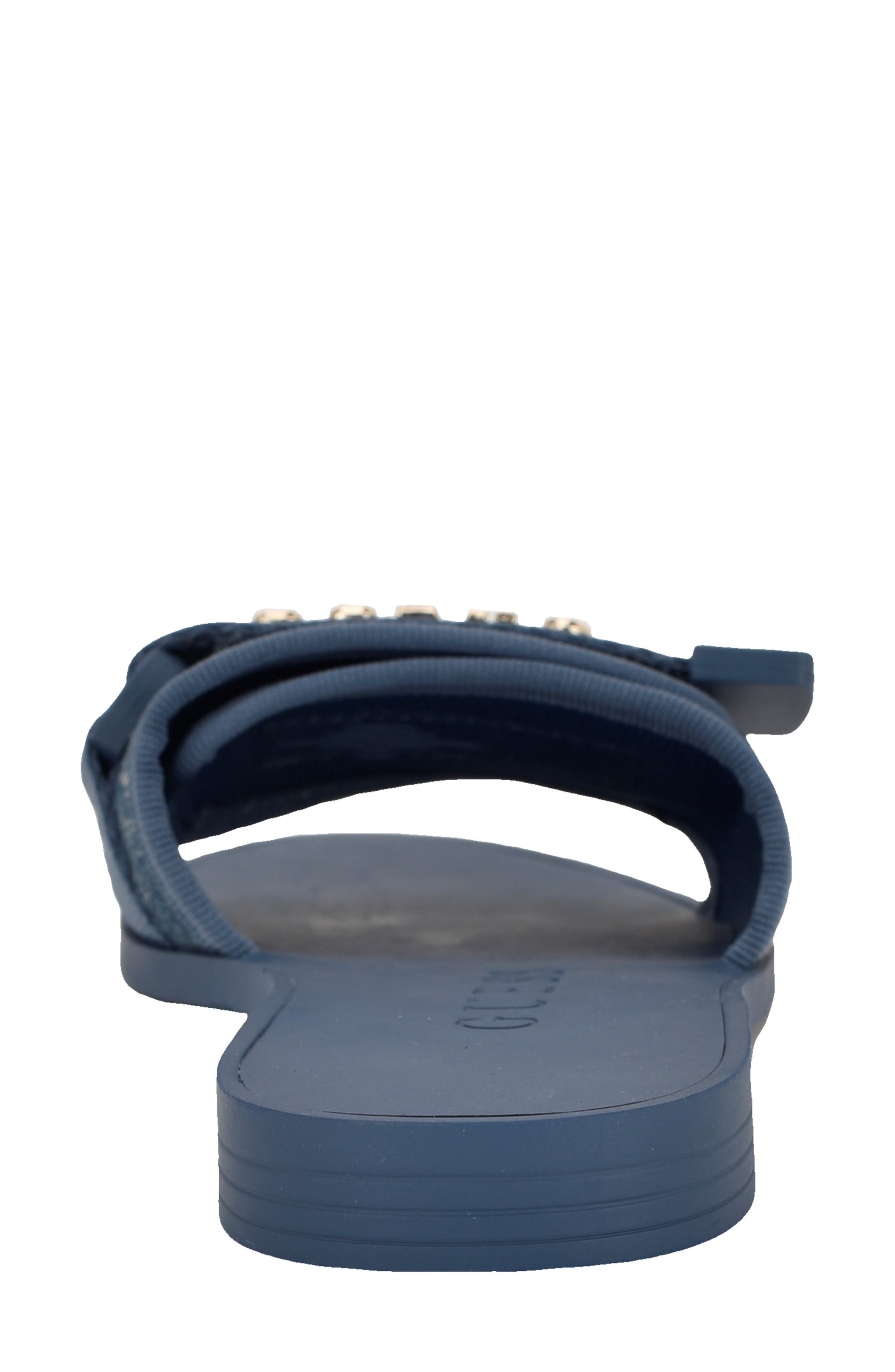 GUESS Elyze Slide Sandal, Alternate, color, Medium Blue