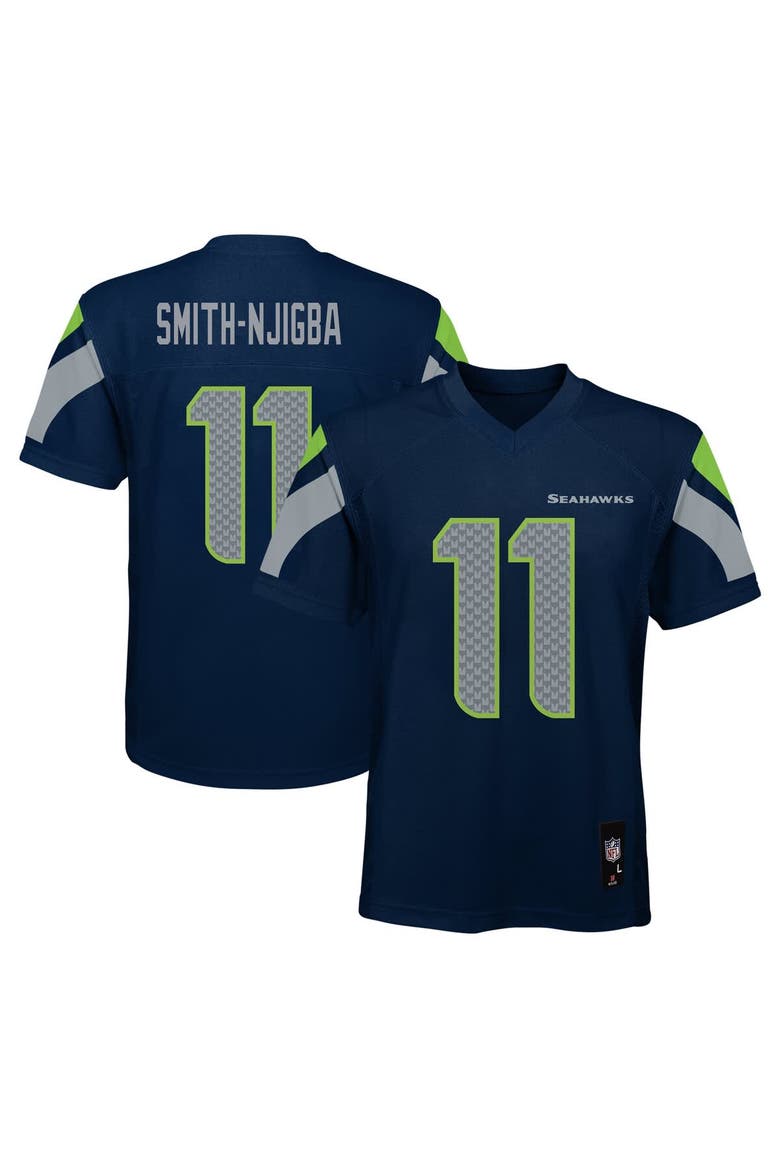 Youth Jaxon Smith-Njigba College Navy Seattle Seahawks Replica Player Jersey, Main, color, Navy