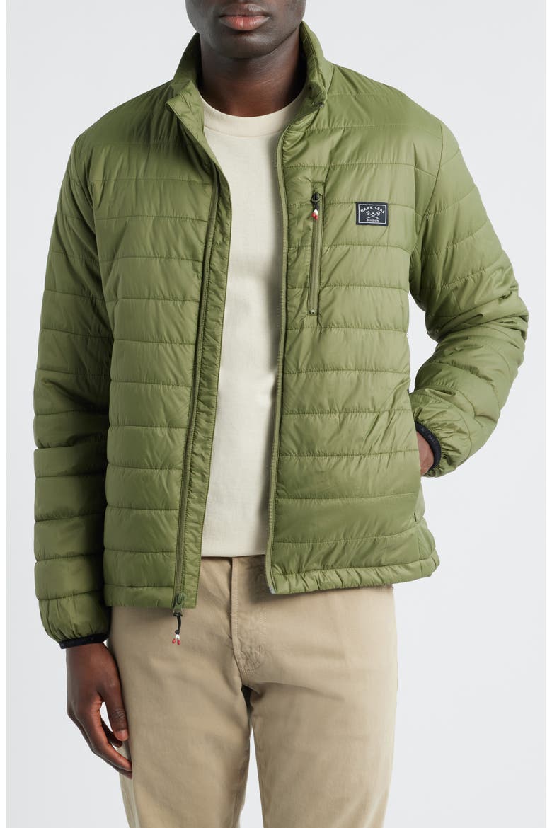 Robinson Quilted Polar Fleece Jacket, Main, color, OLIVE