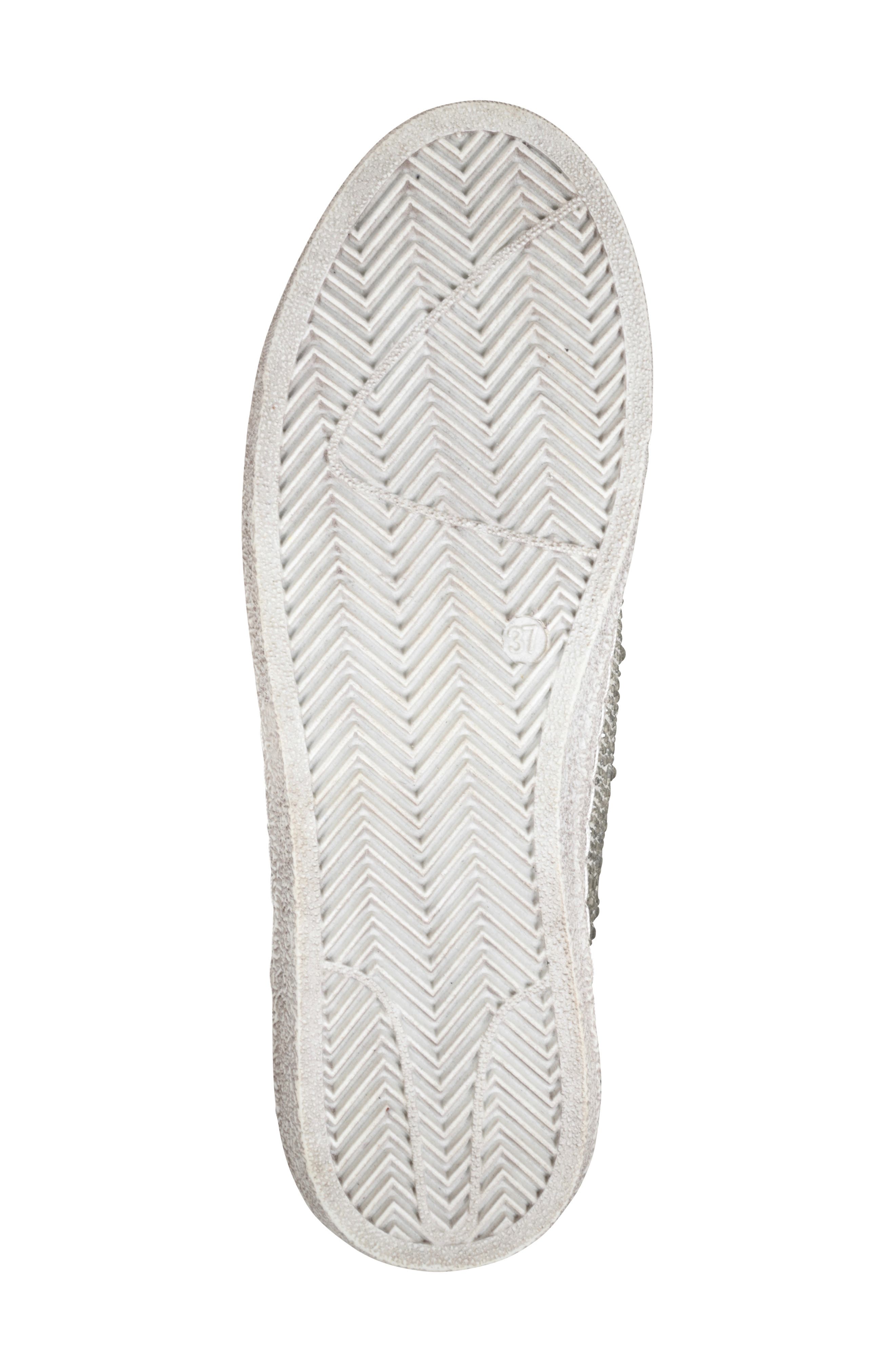 NINETY UNION Foxy High Top Sneaker, Alternate, color, Silver