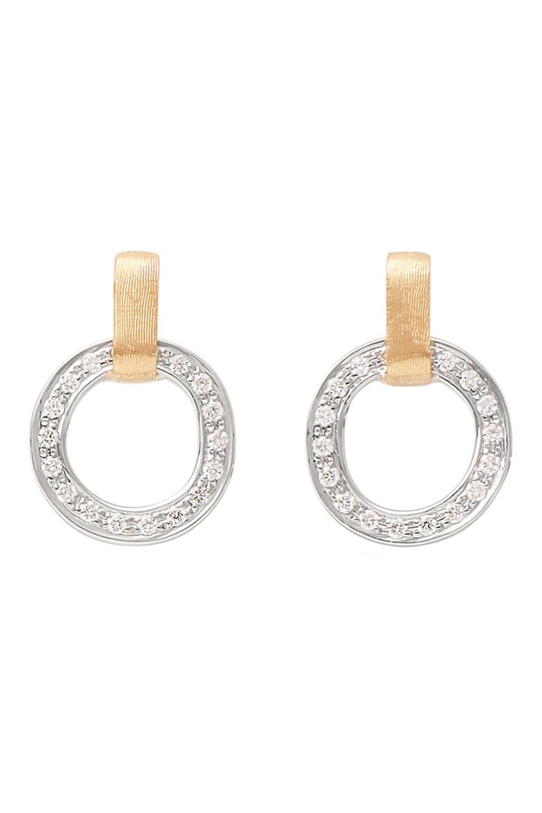 Jaipur Diamond Link Station Earrings, Alternate, color, YELLOW GOLD