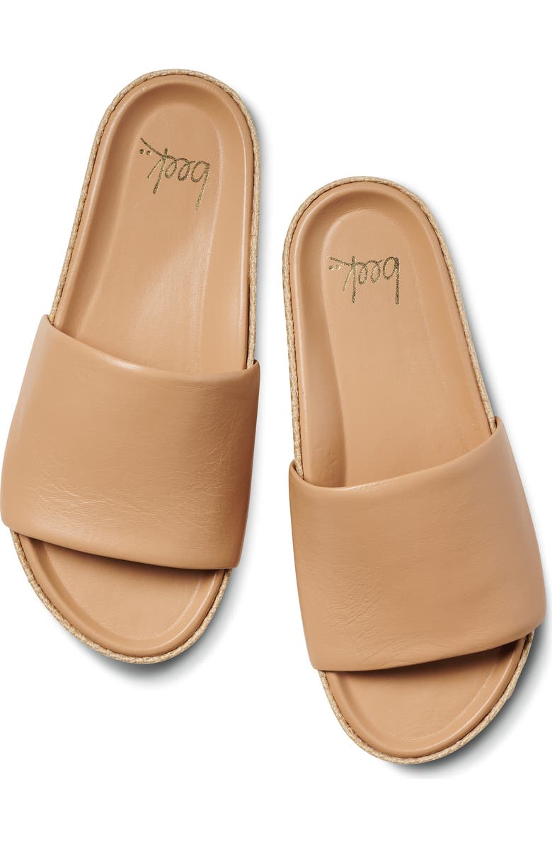 Beek Pelican Jute Slide Sandal, Alternate, color, Beach