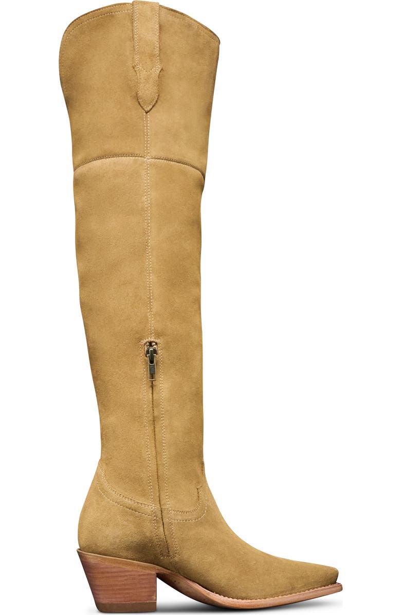 Tecovas Bailey Sahara Over the Knee Boot, Alternate, color, Sienna