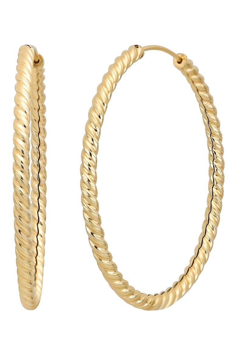 14K Gold Hoop Earrings (Nordstrom Exclusive), Main, color, 14K YELLOW GOLD
