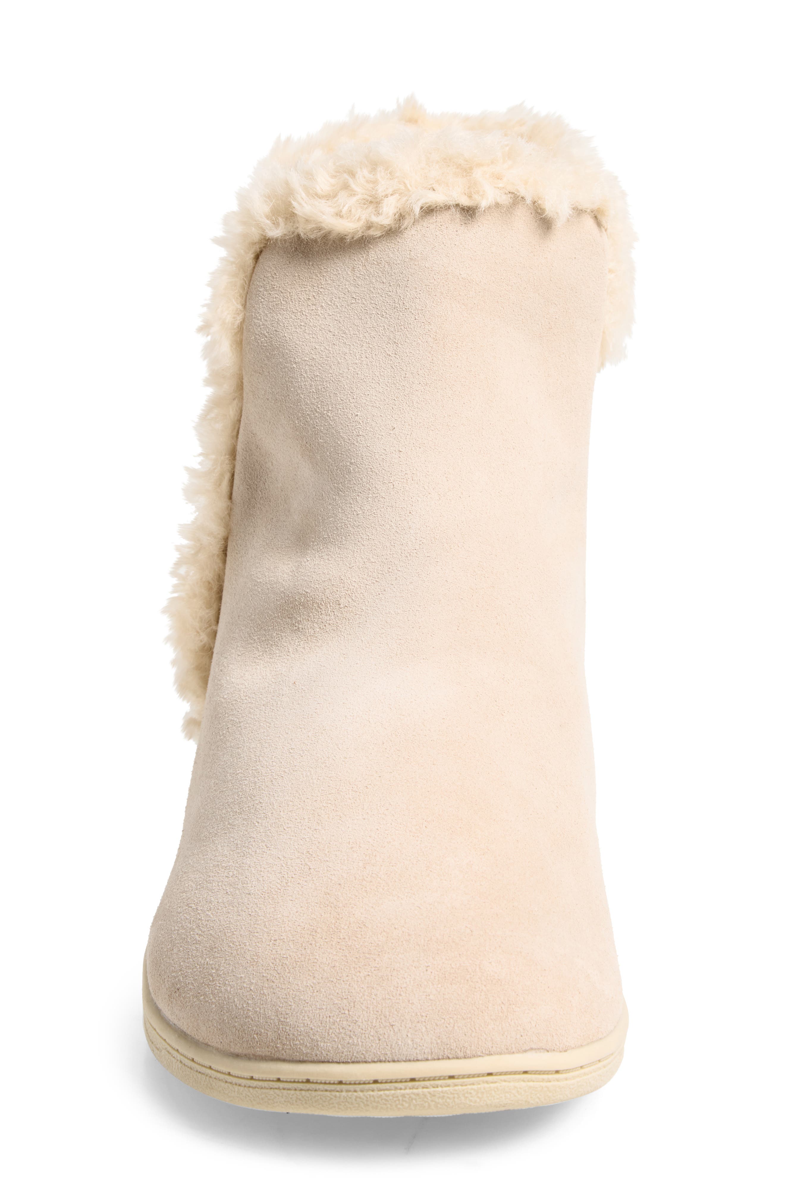 Unwind Leather Bootie, Alternate, color, OATMEAL