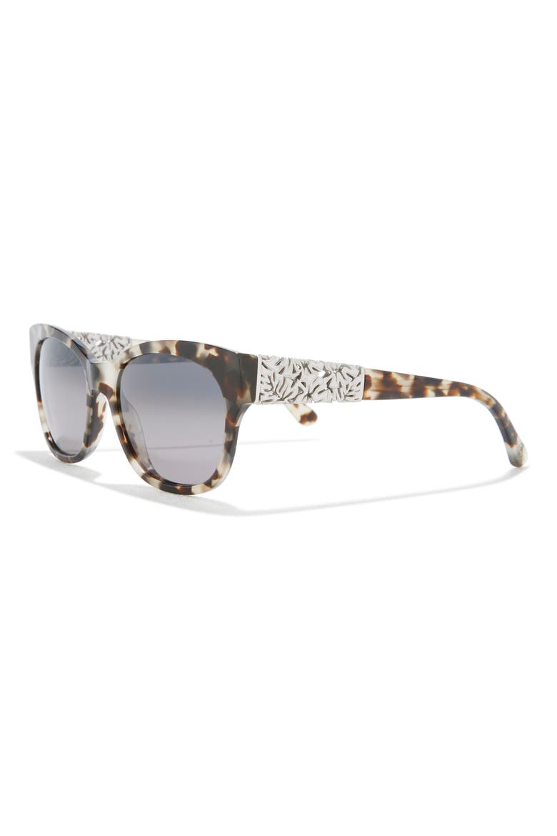 57mm Core Square Polarized Sunglasses, Alternate, color, TORTOISE TORTOISE GREY