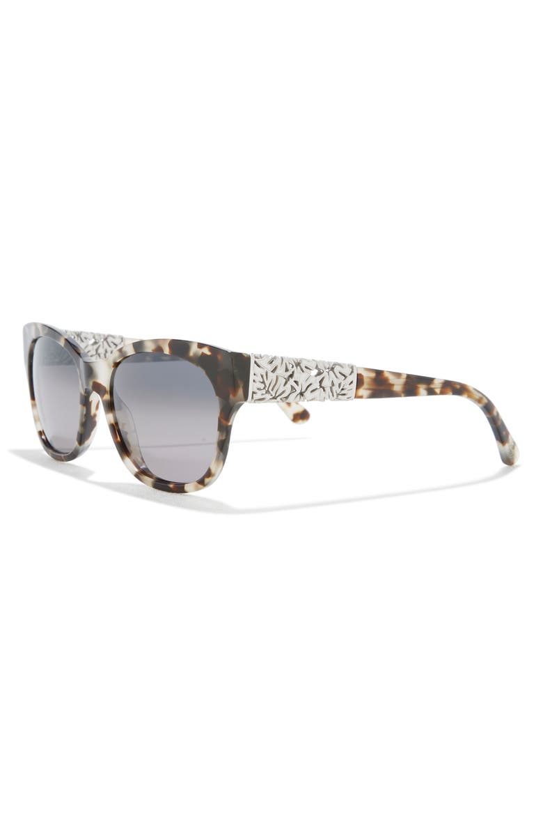 Maui Jim 57mm Core Square Polarized Sunglasses, Alternate, color, Tortoise Tortoise Grey