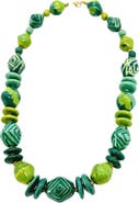 Kazuri Tsavo Collection - Dreamscape Amulet - 18''