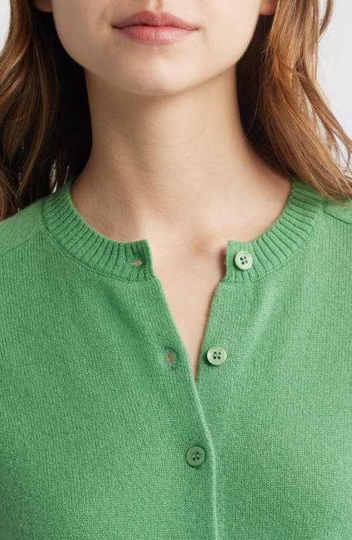 Doen Dôen Claudine Cashmere Cardigan In Light Kelly Green