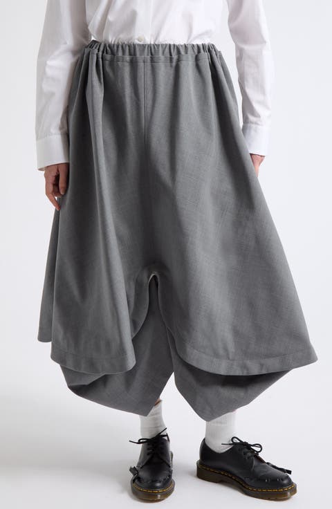 Yarn Dyed Midi Skirt