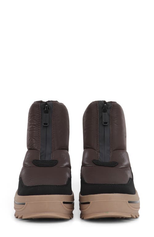 Pajar Gala Front Zip Waterproof Platform Ankle Bootie In Brown
