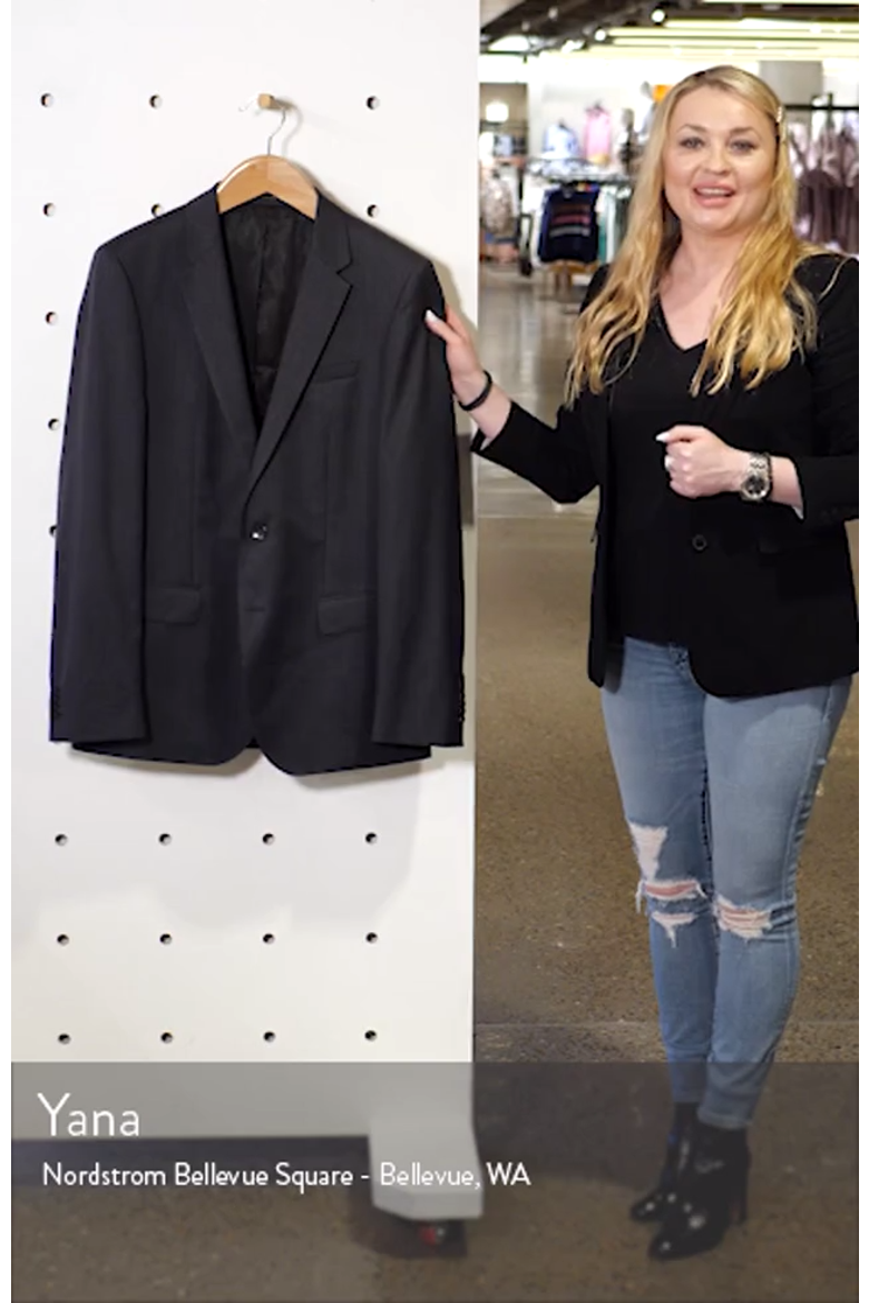 Hayes CYL Slim Fit Solid Wool Sport Coat video