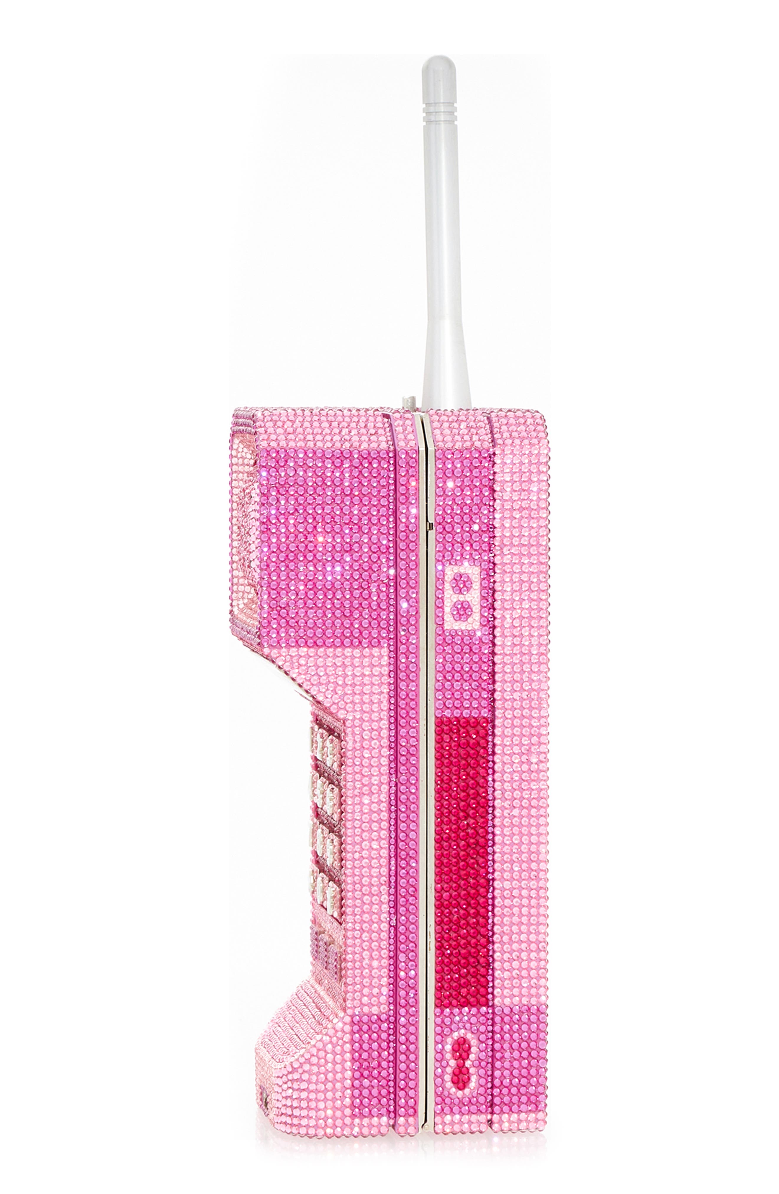Judith Leiber Brick Cell Phone Crystal Clutch, Alternate, color, 