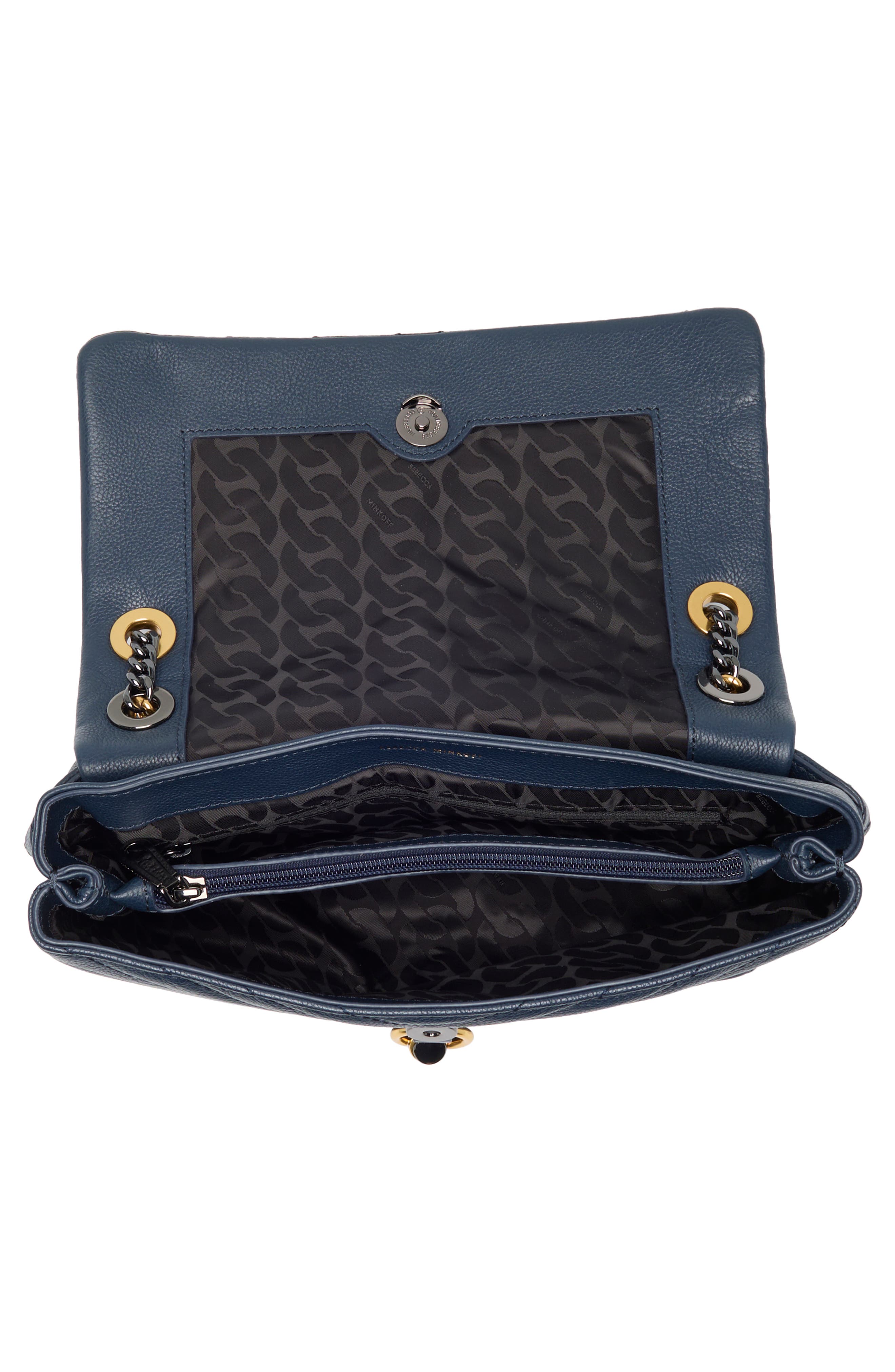 Rebecca Minkoff Edie Flap Shoulder Bag, Alternate, color, 