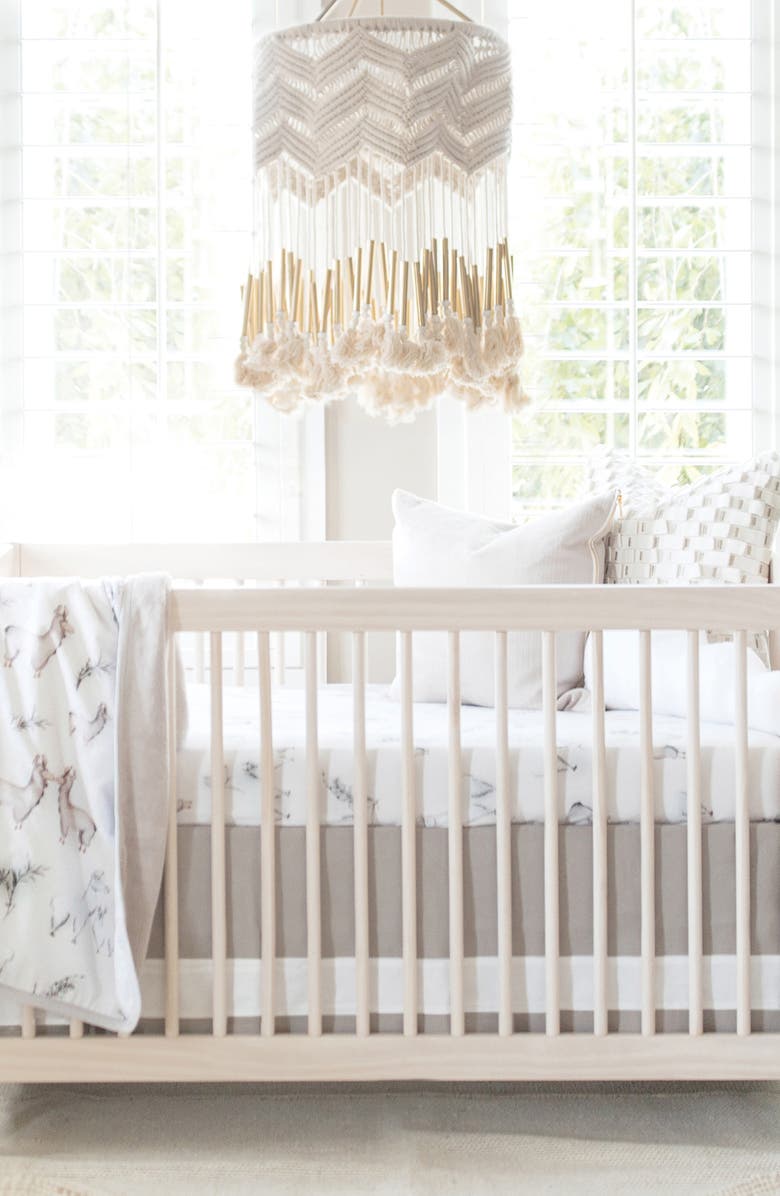 Oilo Llama Crib Sheet & Cuddle Blanket Set, Alternate, color, Llama