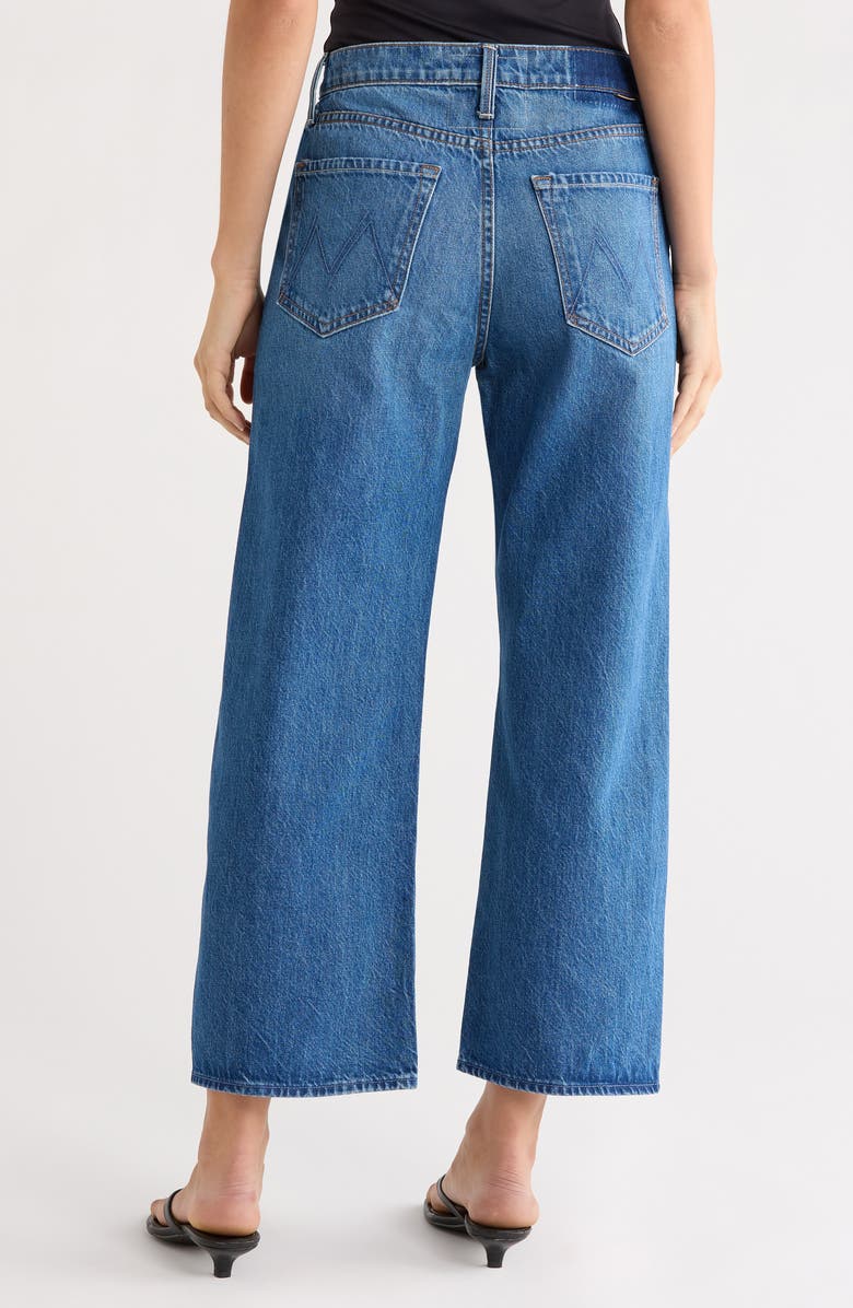 MOTHER Lil' Dodger Flood Jeans, Alternate, color, Green Thumb