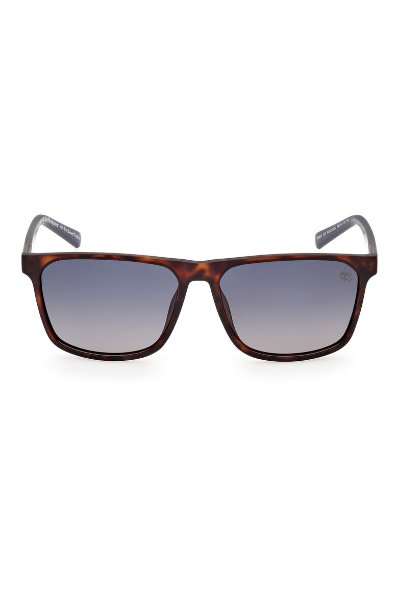 59mm Sunglasses, Main, color, DARK HAVANA / SMOKE POLARIZED
