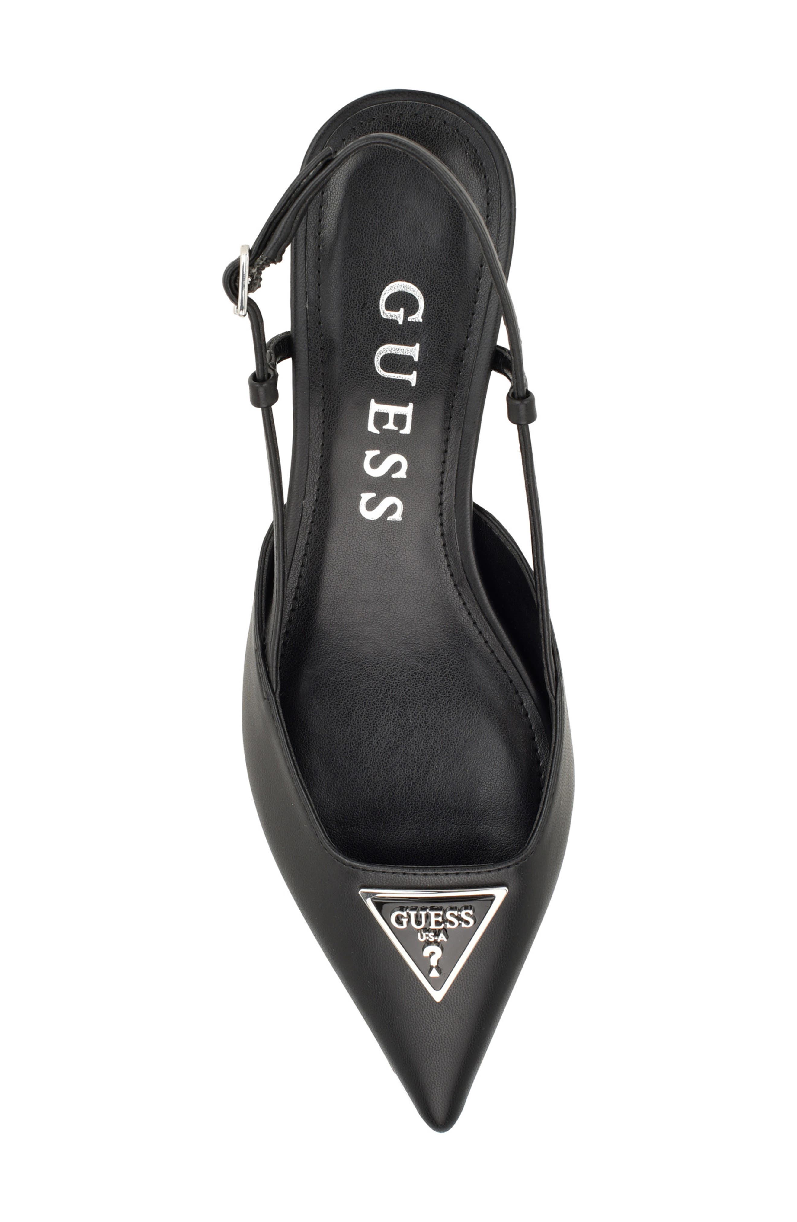 GUESS Jesson Pointed Toe Kitten Heel Pump, Alternate, color, 