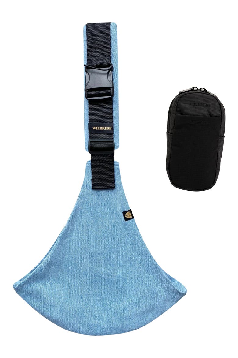 Toddler Carrier & Premium Slide-On Bag Bundle, Main, color, BLUE