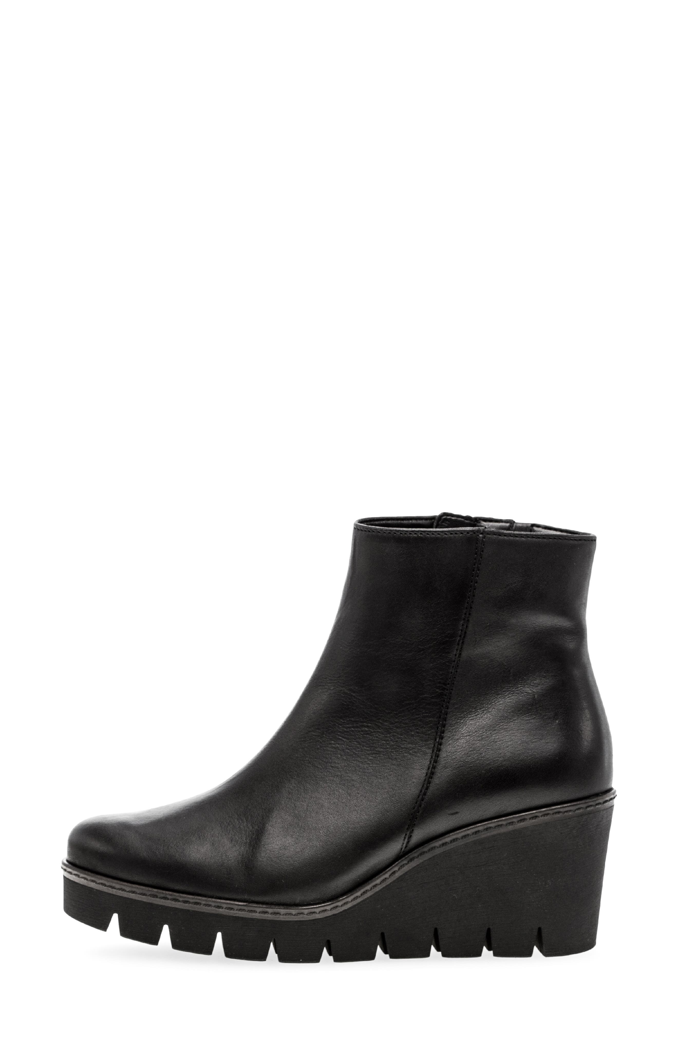 Gabor Wedge Bootie, Alternate, color, Black