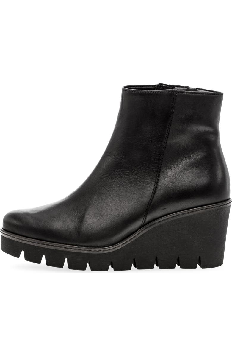Gabor Wedge Bootie, Alternate, color, Black