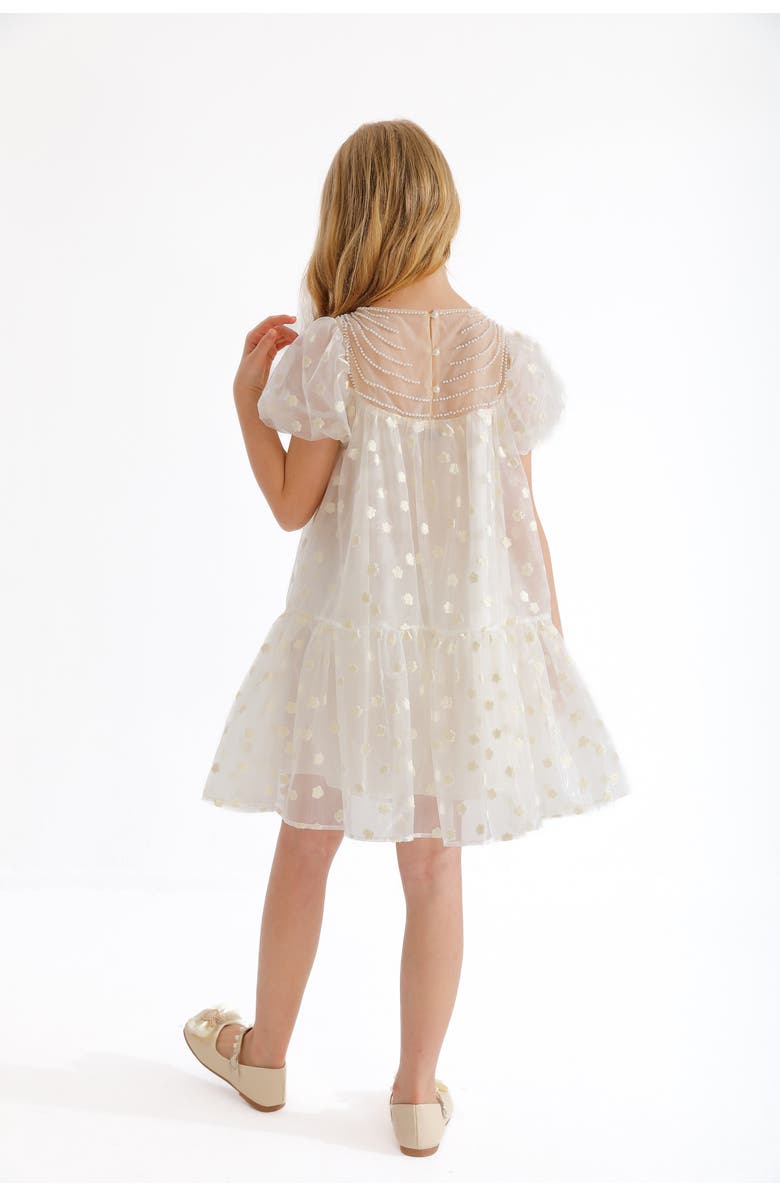 Tulleen Perivale Dress, Alternate, color, White