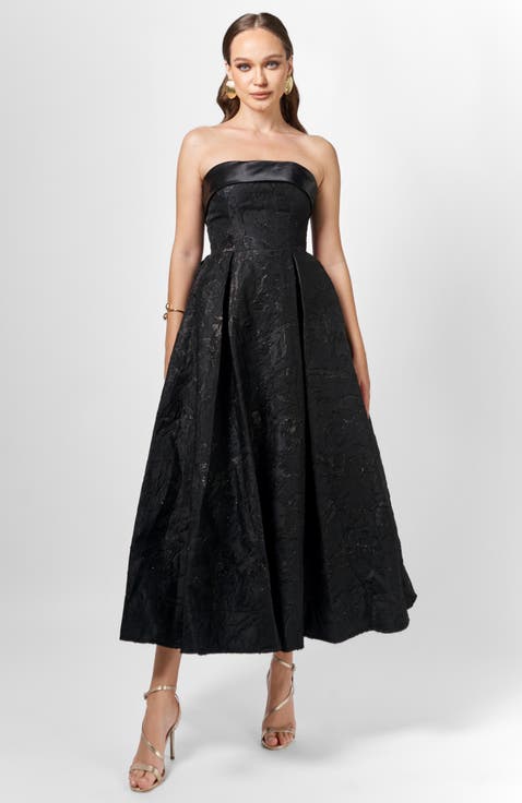 Alanna Jacquard A Line Midi