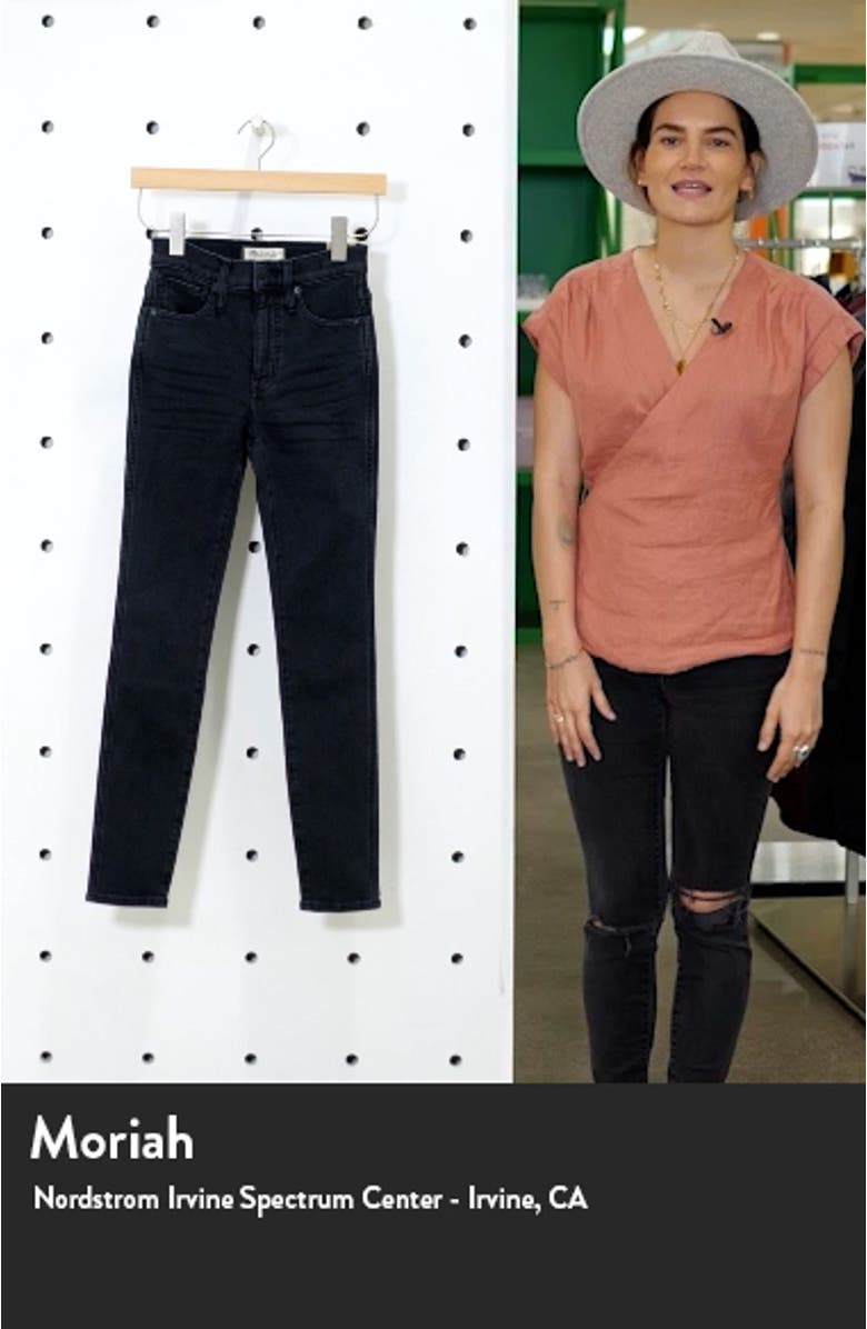 10-Inch High Waist Ankle Skinny Jeans, sales video thumbnail