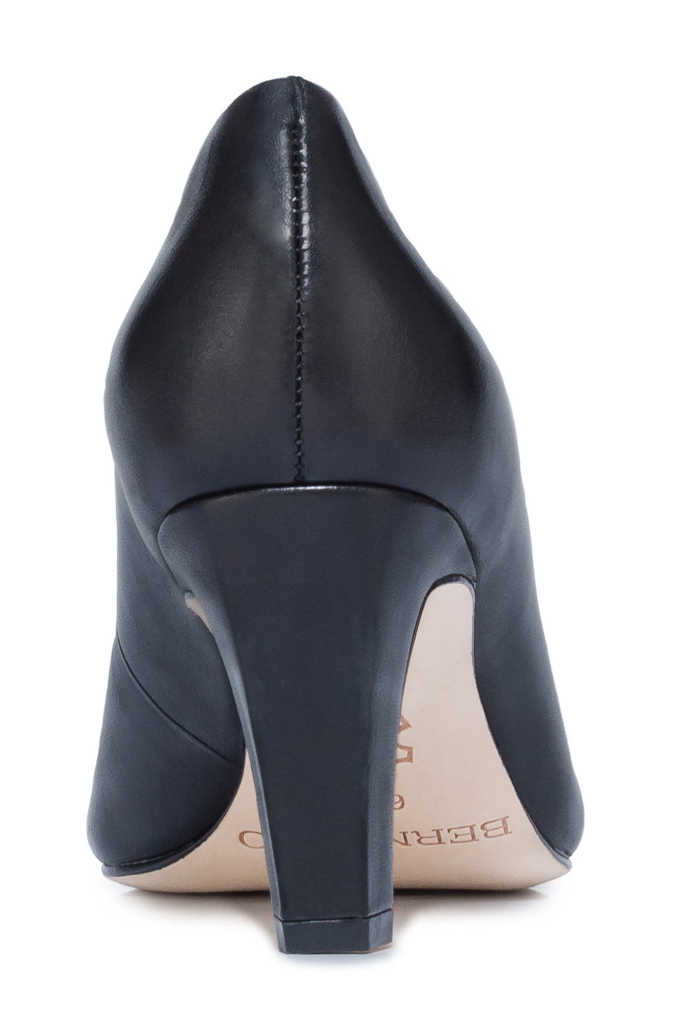 Bernardo Footwear Giselle Pump, Alternate, color, Black Antique Calf