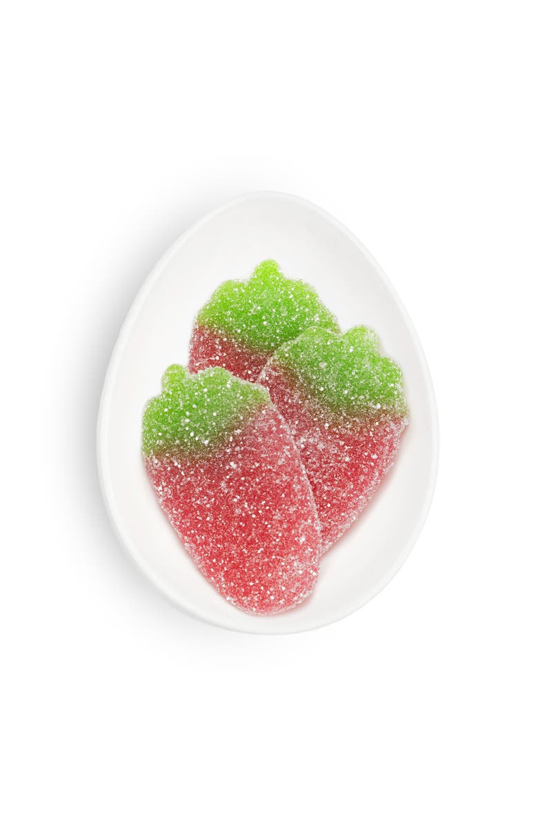 sugarfina Hello Kitty<sup>®</sup> Set Of 3 Sour Strawberry Gummies Candy Cubes, Alternate, color,