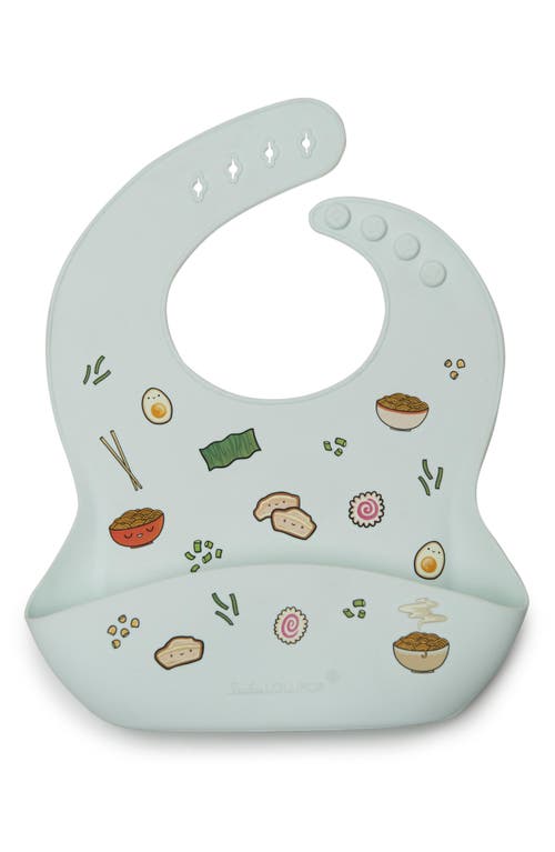 Shop Loulou Lollipop 2-pack Silicone Bibs In Ramen/sage