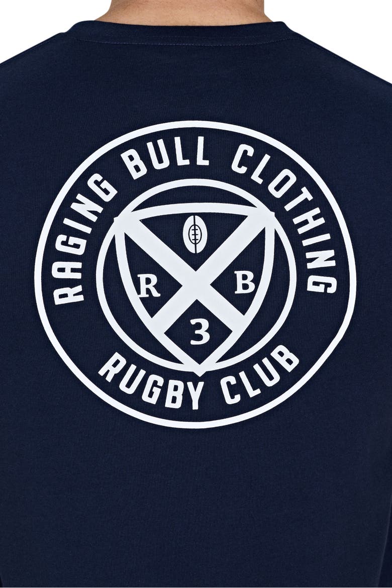 Rugby Club Back Print T-Shirt, Alternate, color, Navy