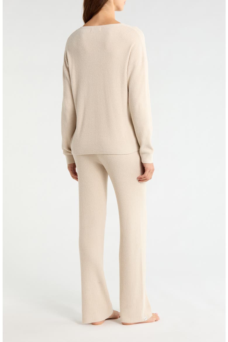 CozyChic® Ultra Lite® Rib Pajamas, Alternate, color, BISQUE