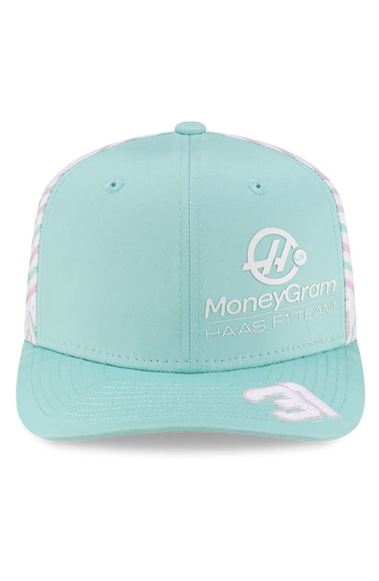 New Era Men's New Era Kevin Magnussen Black Haas F1 Team 2025 Miami Grand Prix Driver Number 9SEVENTY Adjustable Hat, Alternate, color, 